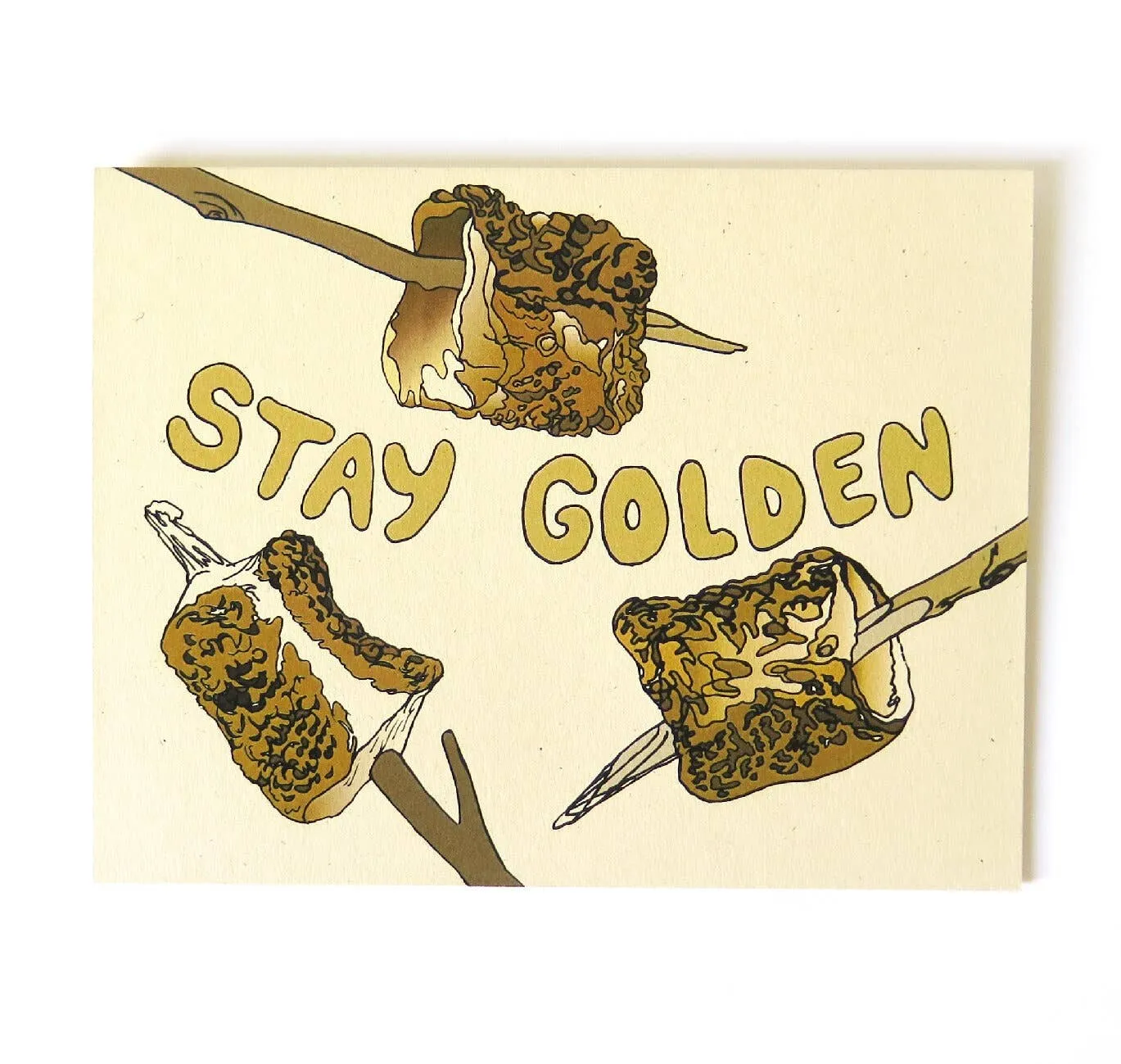 Stay Golden Card sold by Camp Brand Goods