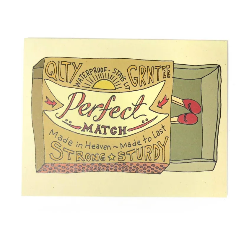 Perfect Match Card sold by Camp Brand Goods