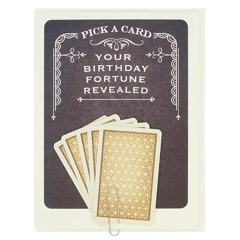 Birthday Fortune Card sold by Camp Brand Goods