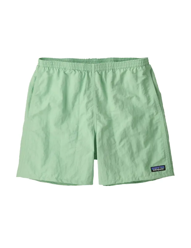 Men's Baggies Shorts - 5" Rinsed Green sold by Camp Brand Goods