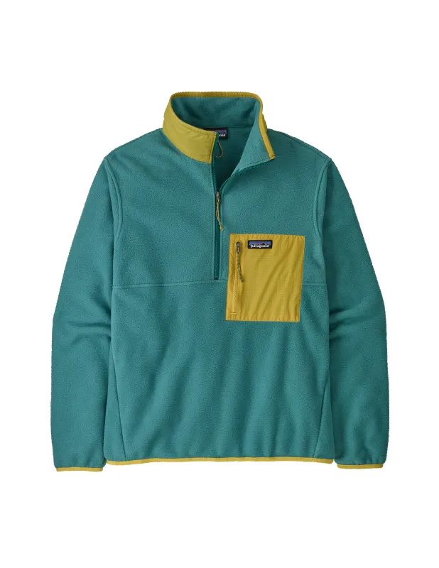 Men's Microdini 1/2 Zip Pullover Wetland Blue sold by Camp Brand Goods