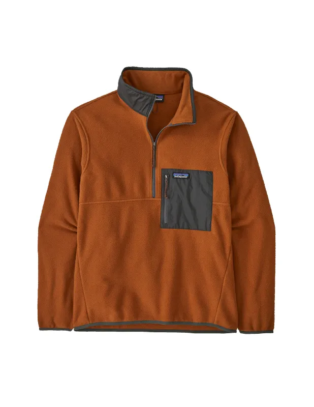 Men's Microdini 1/2 Zip Pullover Robin Brown sold by Camp Brand Goods