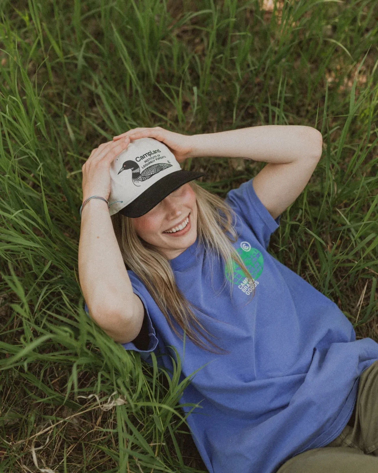 CampLand Loon 5 Panel Camp Hat - Black sold by Camp Brand Goods