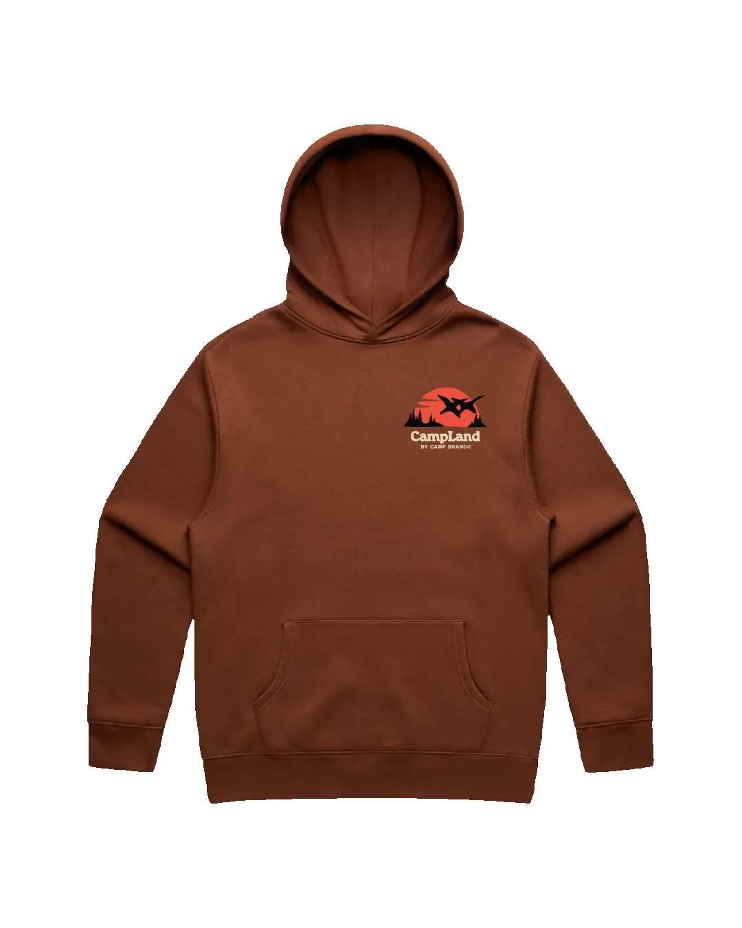 Loon Lake Relaxed Fleece Hoodie - Clay sold by Camp Brand Goods product image thumbnail 2