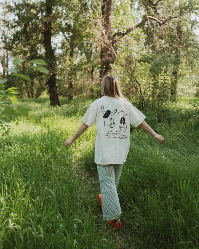 Skinny Dipper Vintage Tee - Off White sold by Camp Brand Goods