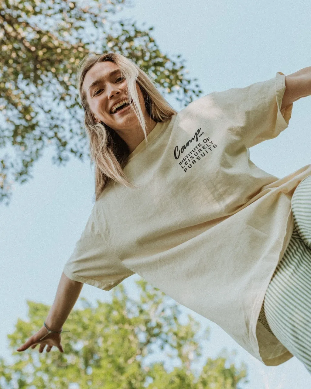 Skinny Dipper Vintage Tee - Off White sold by Camp Brand Goods product image thumbnail 2