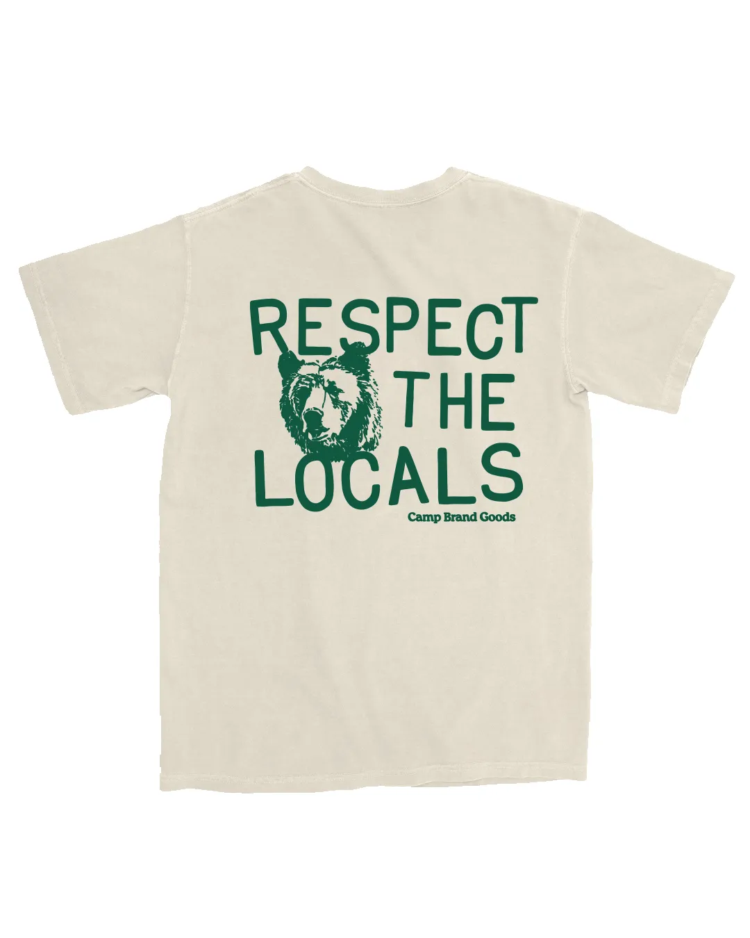 Respect Vintage Tee - Off White sold by Camp Brand Goods product image thumbnail 3