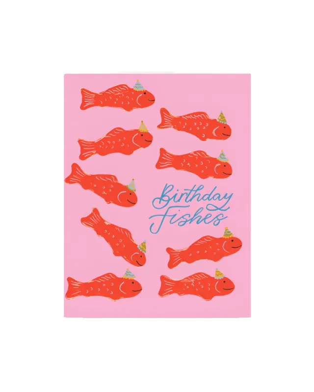 Birthday Fishes Card sold by Camp Brand Goods
