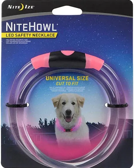 NiteHowl LED Safety Necklace Pink sold by Camp Brand Goods