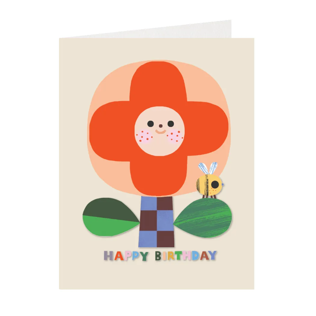 Flower and Bee Card sold by Camp Brand Goods