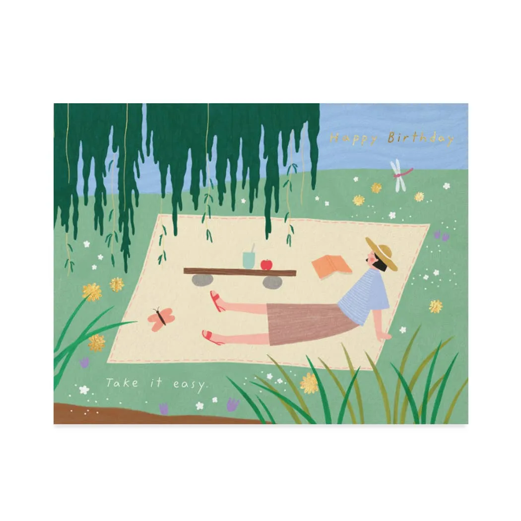 Take it Easy Card sold by Camp Brand Goods