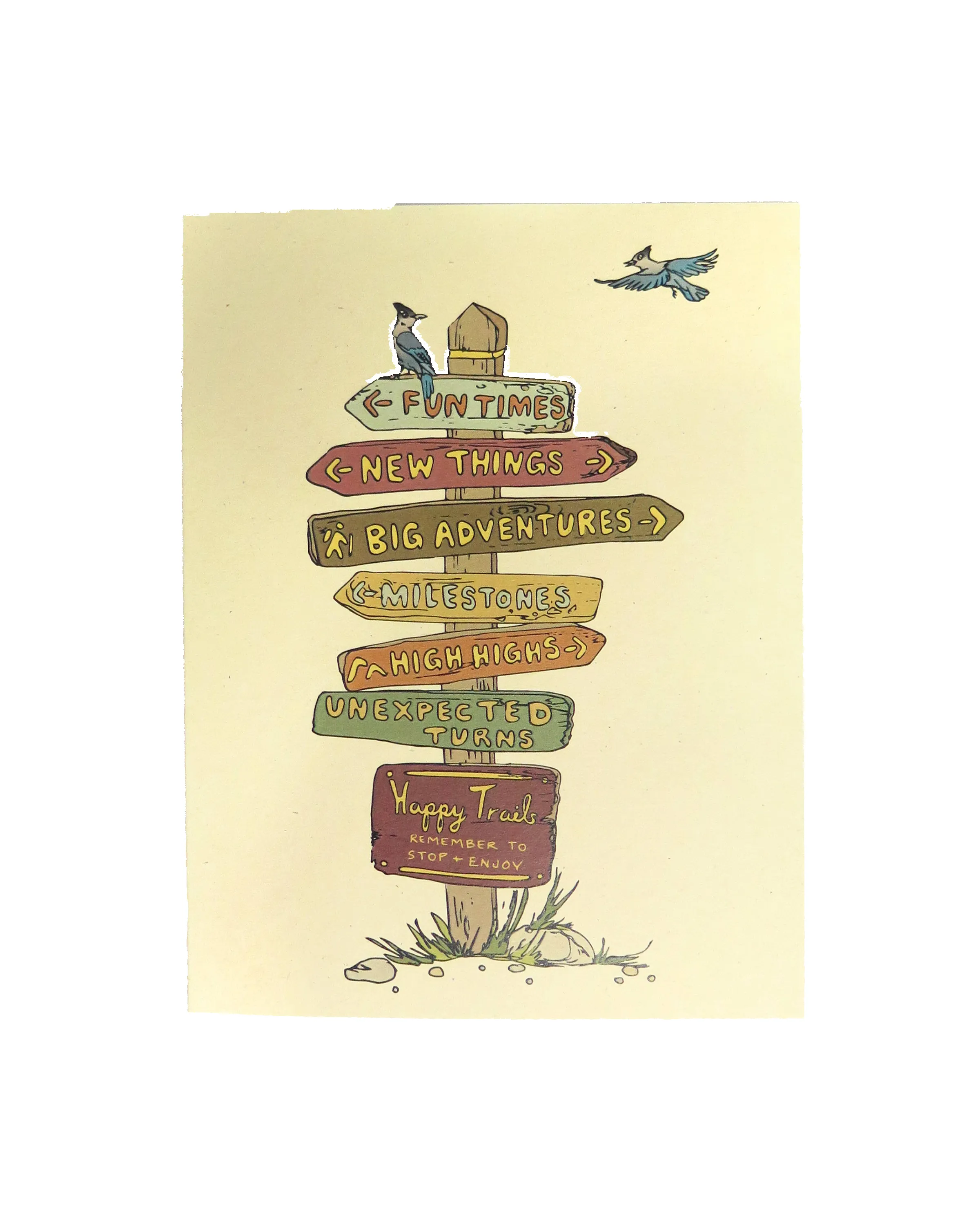 Happy Trails Card sold by Camp Brand Goods