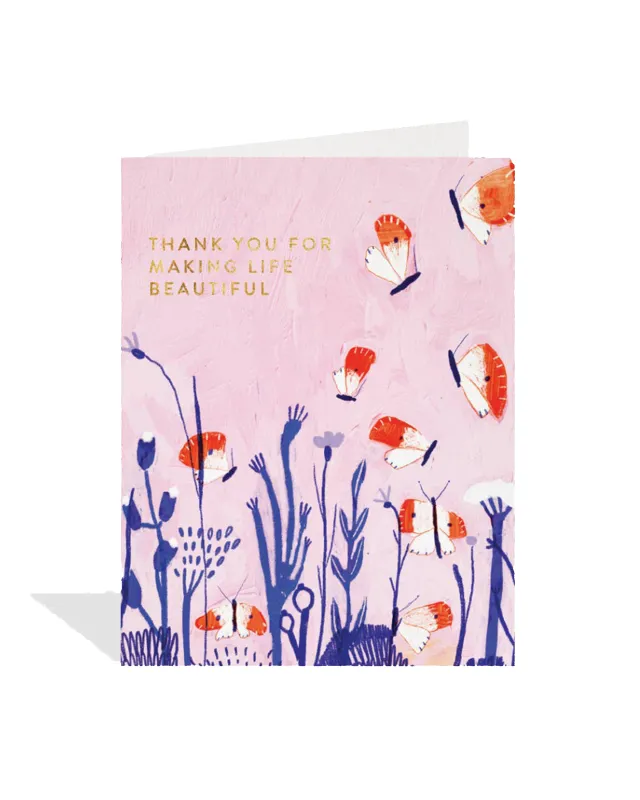Making Life Beautiful Card sold by Camp Brand Goods