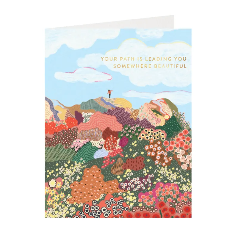 Somewhere Beautiful Card sold by Camp Brand Goods