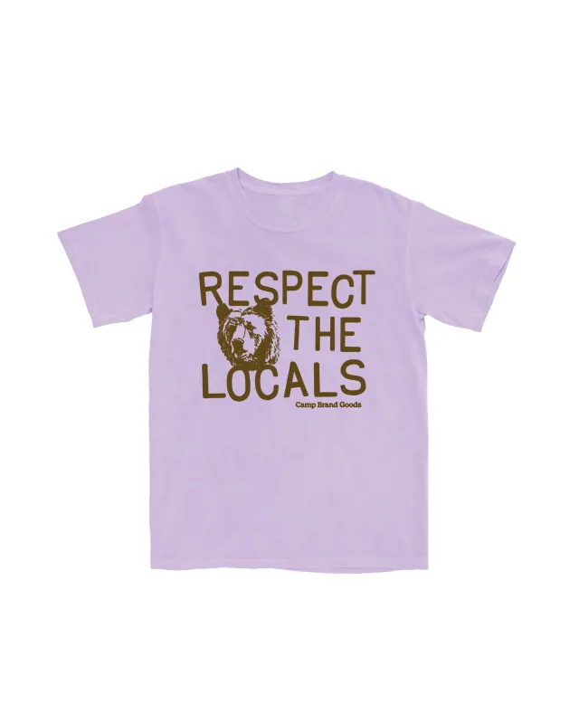 Respect Youth Vintage Tee - Faded Lilac sold by Camp Brand Goods