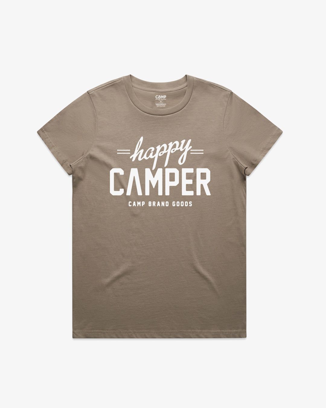 Happy Camper Form Tee sold by Camp Brand Goods