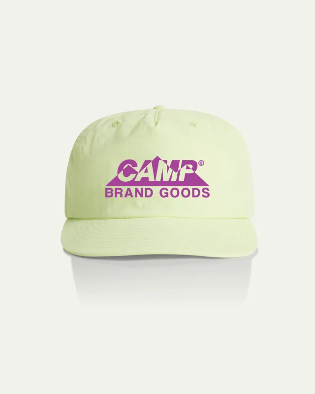 Shop Nylon Camp Hat - Lime sold by Camp Brand Goods