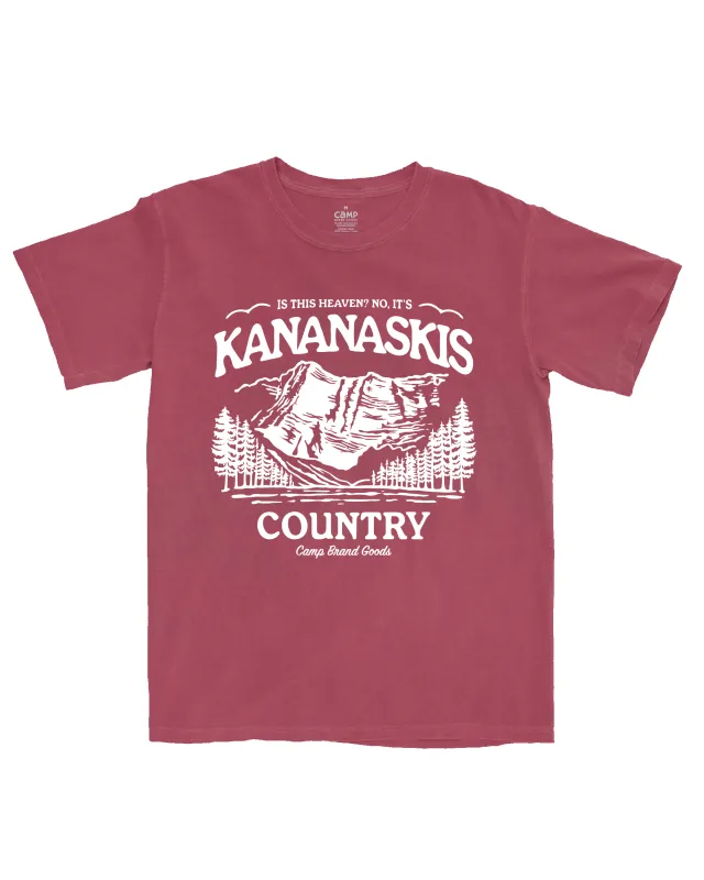 Kananaskis Vintage Tee - Faded Brick sold by Camp Brand Goods