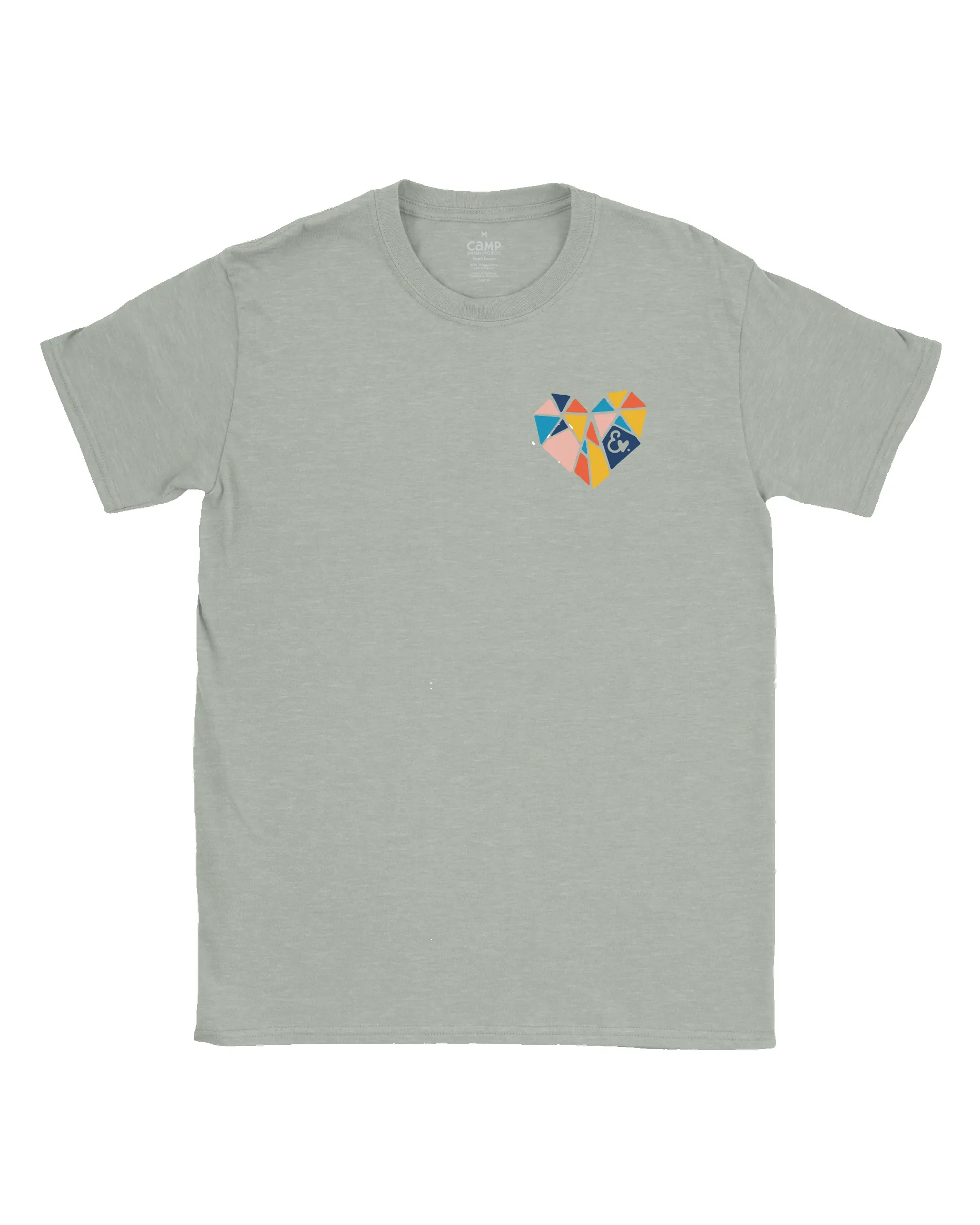 Mountain Heart T-Shirt - Dove sold by Camp Brand Goods
