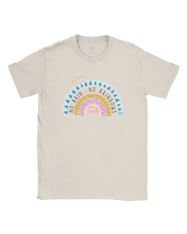 No Rain No Rainbows T-Shirt - Bone sold by Camp Brand Goods