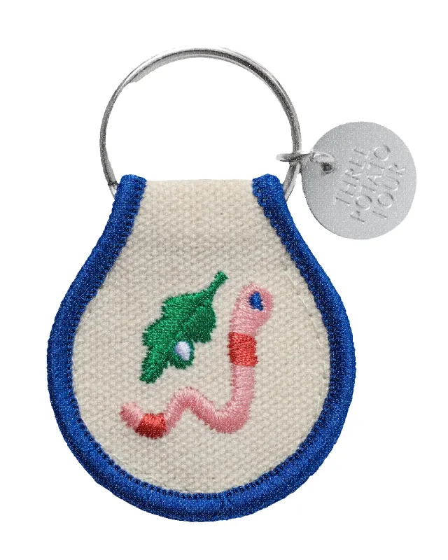 Patch Keychain - Worm sold by Camp Brand Goods