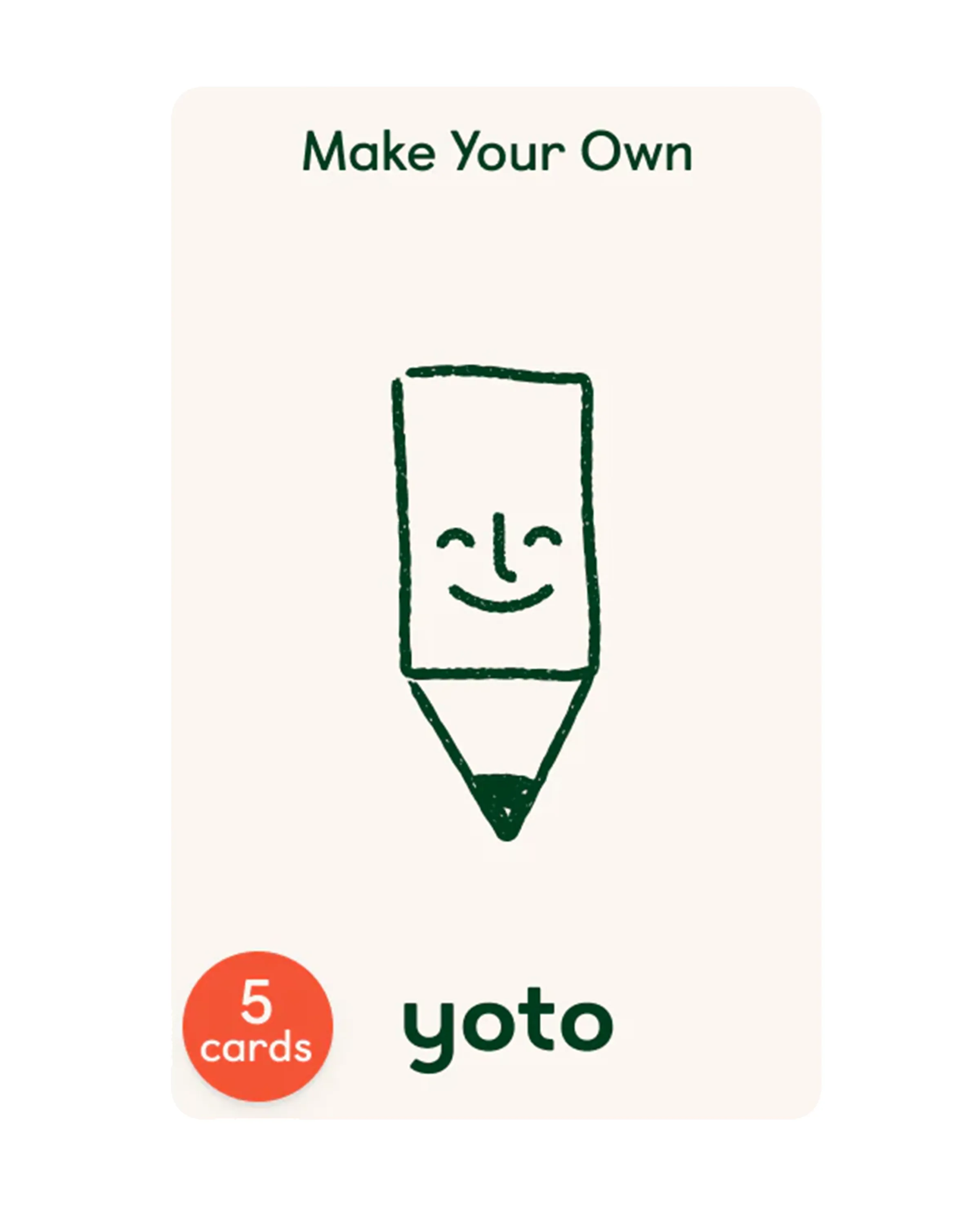 Make Your Own Cards (Pack of 5) sold by Camp Brand Goods