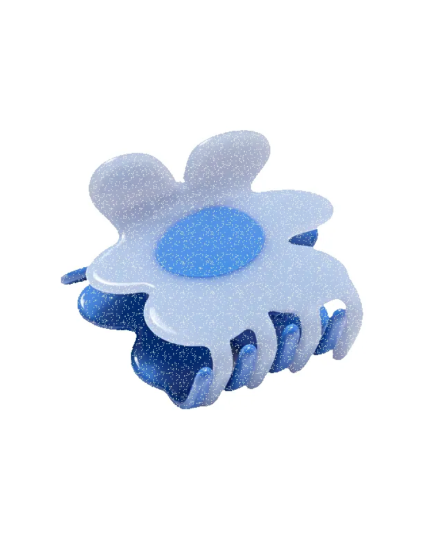 Flower Claw in Periwinkle + Blue sold by Camp Brand Goods product image thumbnail 2
