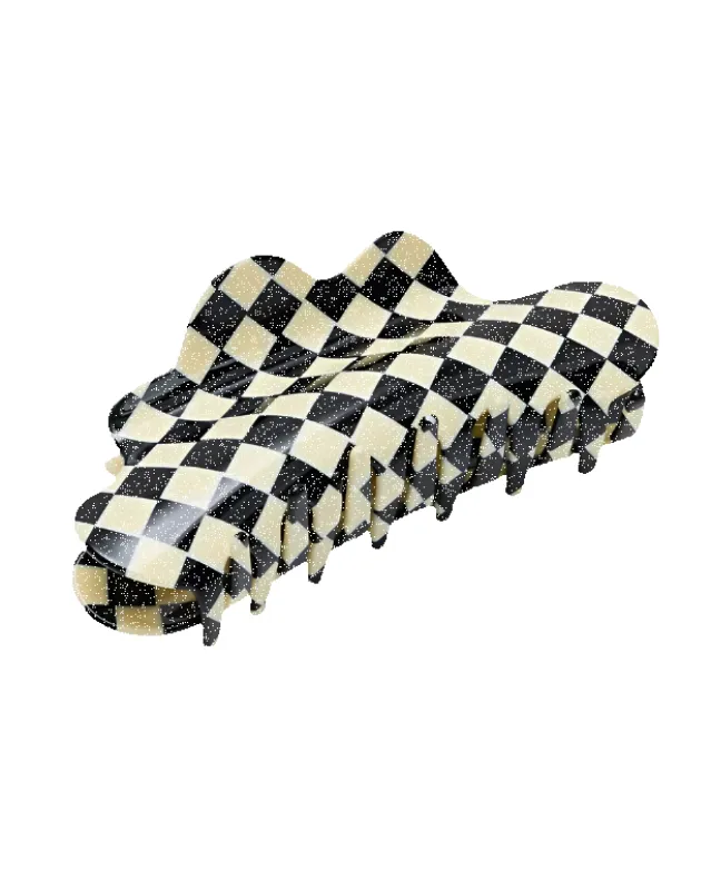 Nimbus Claw in Black + White Checker sold by Camp Brand Goods