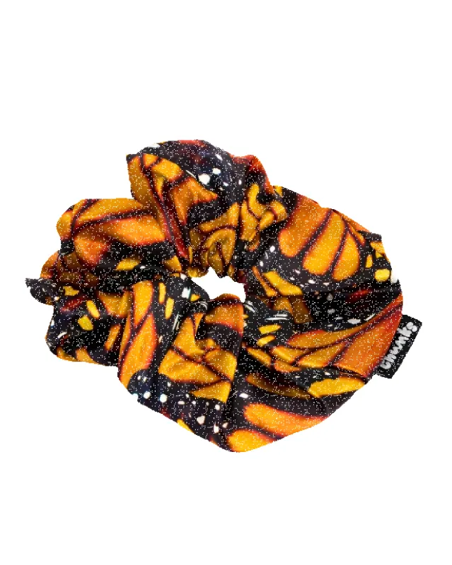 Silk Scrunchie in Large Monarch sold by Camp Brand Goods