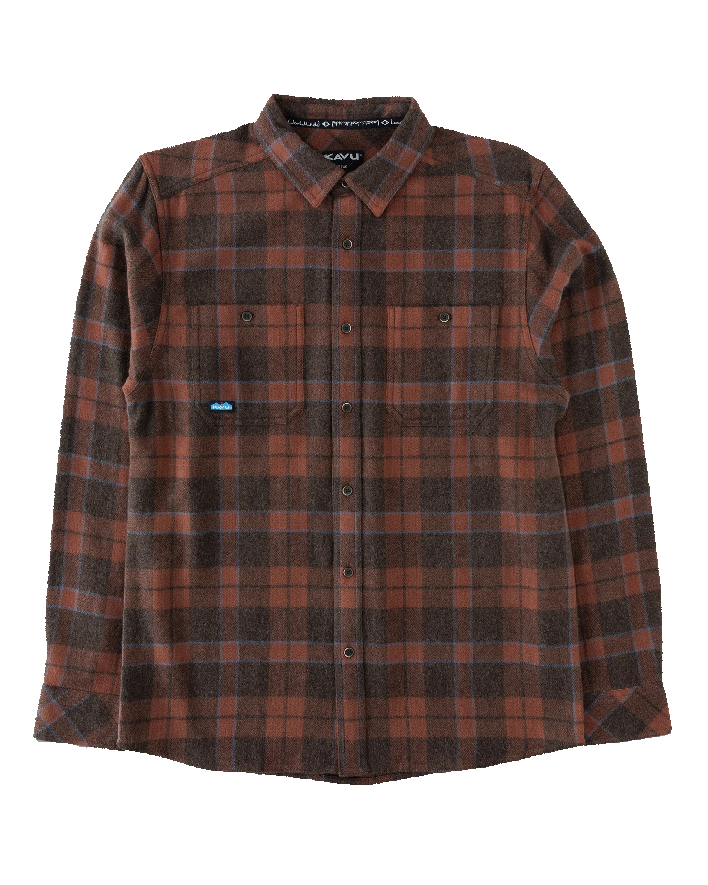 Big Joe Flannel Mahogany Brown sold by Camp Brand Goods