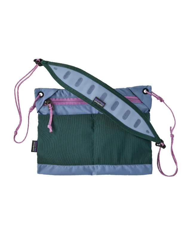 Terravia Sacoche Patchwork: Barnacle Blue sold by Camp Brand Goods