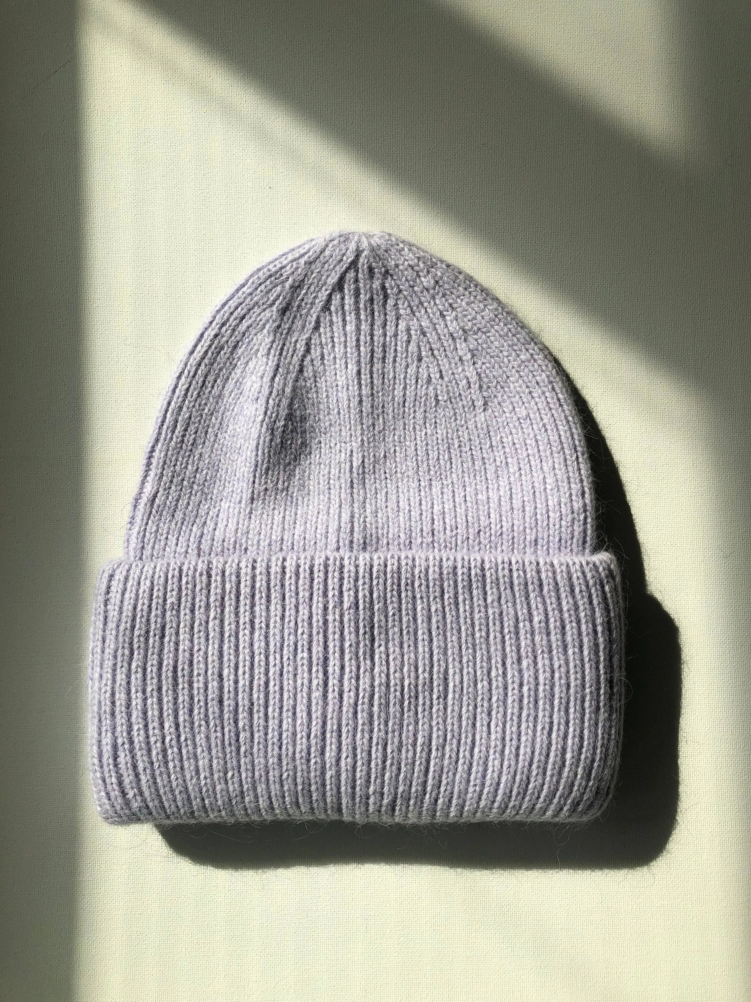 Royal Angora Wool Beanie - Lavender sold by Camp Brand Goods