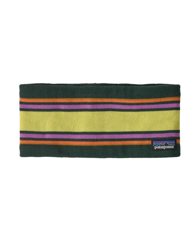 Powder Town Headband Summit Stripe: Cascade Green sold by Camp Brand Goods