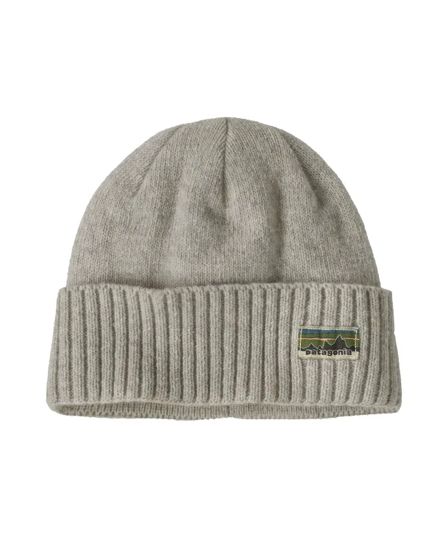 Brodeo Beanie OG Legacy Label: Crisp Grey sold by Camp Brand Goods