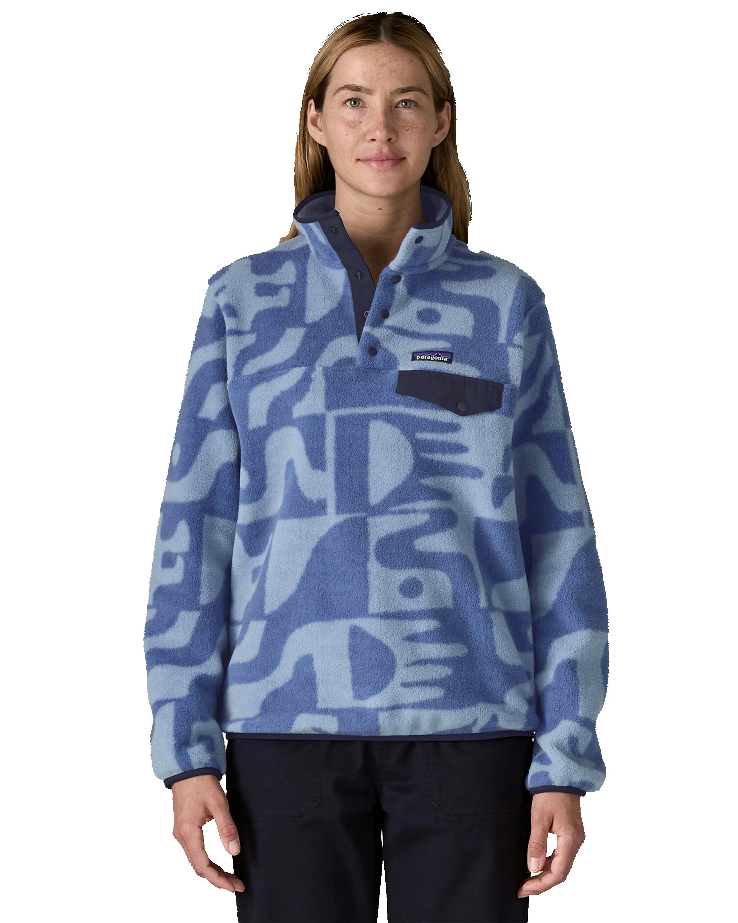 Women's Lightweight Synchilla Snap-T Pullover Mother Tree Barnacle Blue sold by Camp Brand Goods product image thumbnail 2