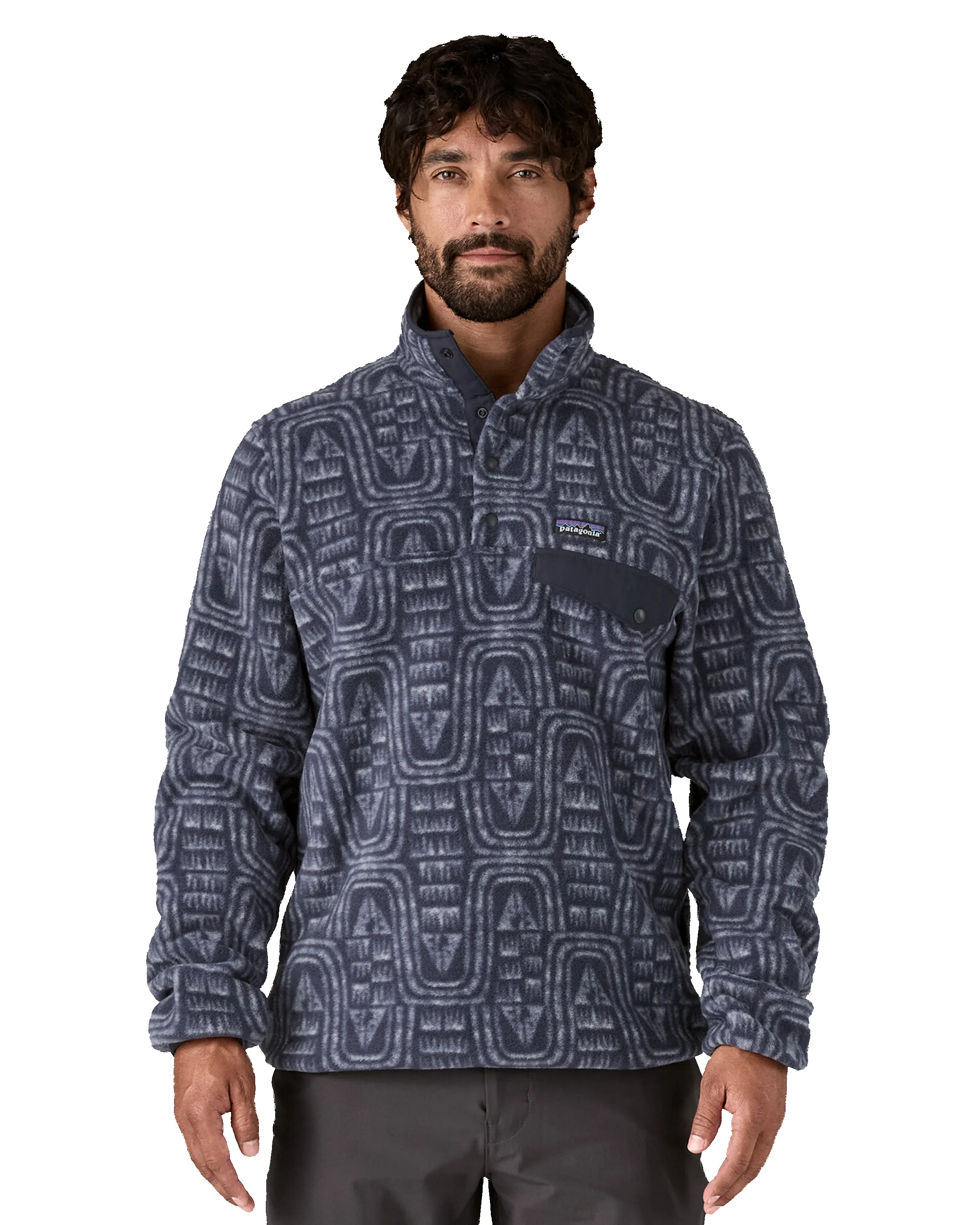 Men's Lightweight Synchilla Snap-T Pullover Flow: Sunken Blue sold by Camp Brand Goods product image thumbnail 2