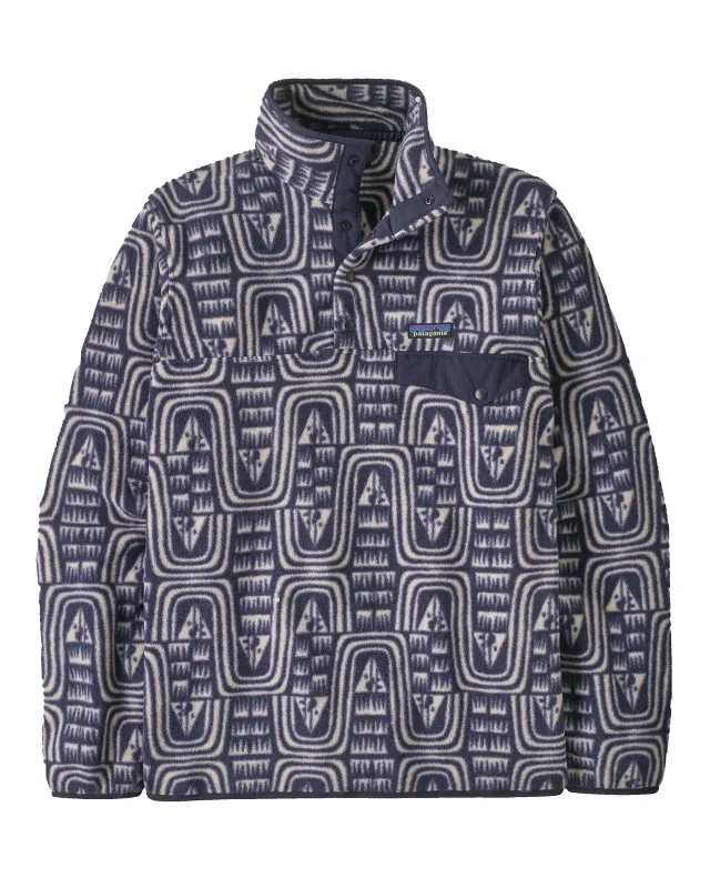 Men's Lightweight Synchilla Snap-T Pullover Flow: Sunken Blue sold by Camp Brand Goods