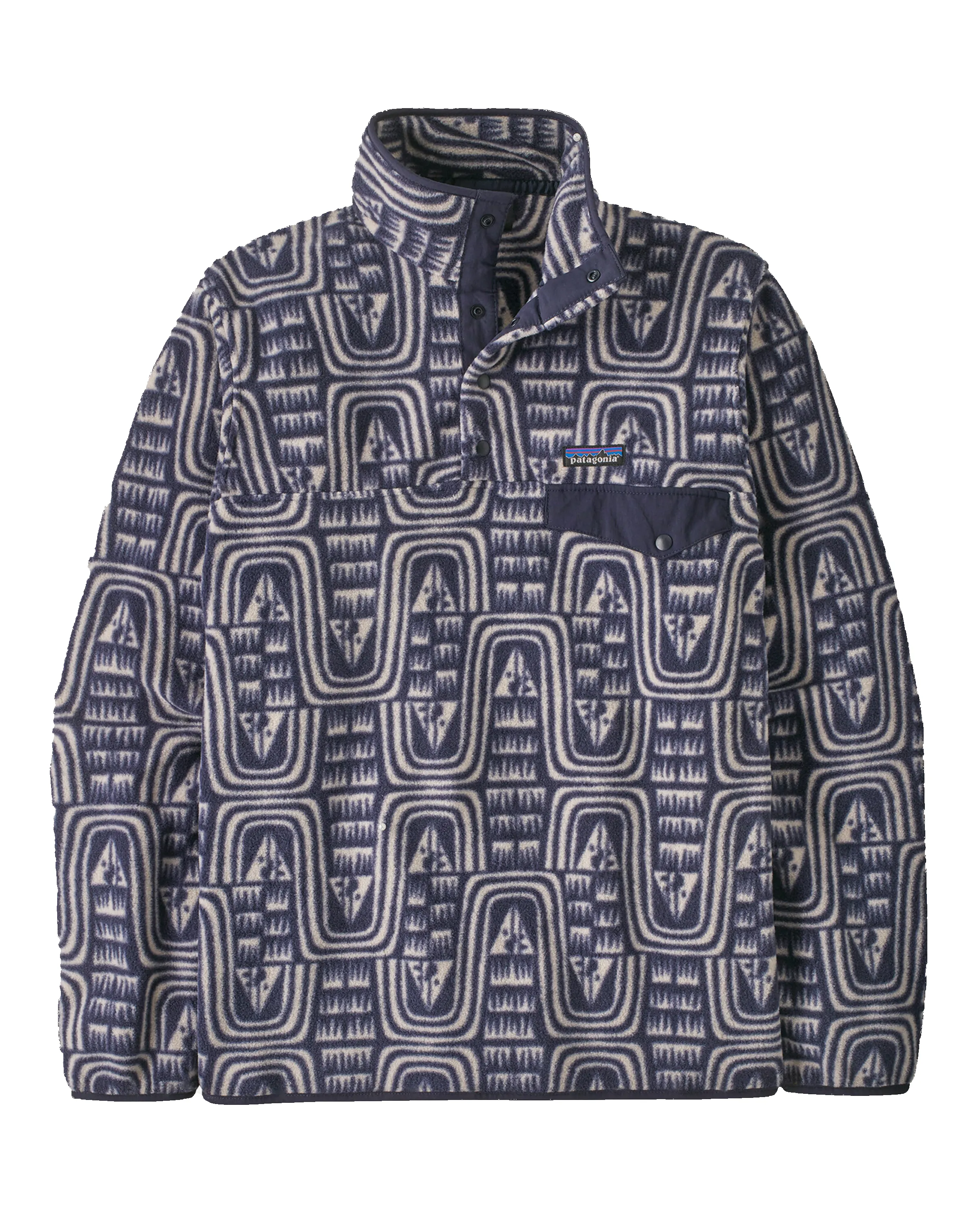 Men's Lightweight Synchilla Snap-T Pullover Flow: Sunken Blue sold by Camp Brand Goods