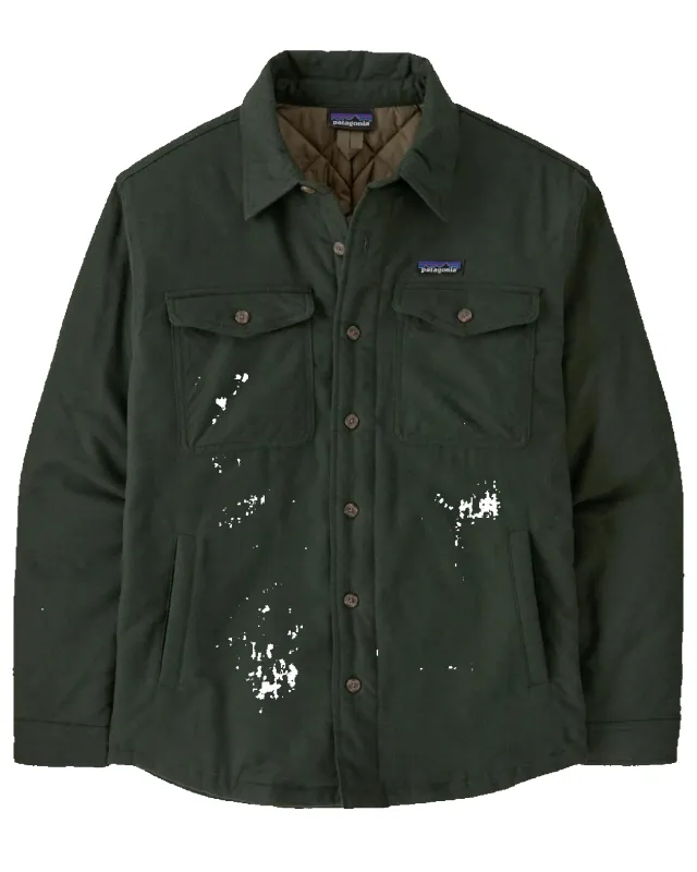 Men's Lightweight Insulated Fjord Flannel Shirt Old Growth Green sold by Camp Brand Goods