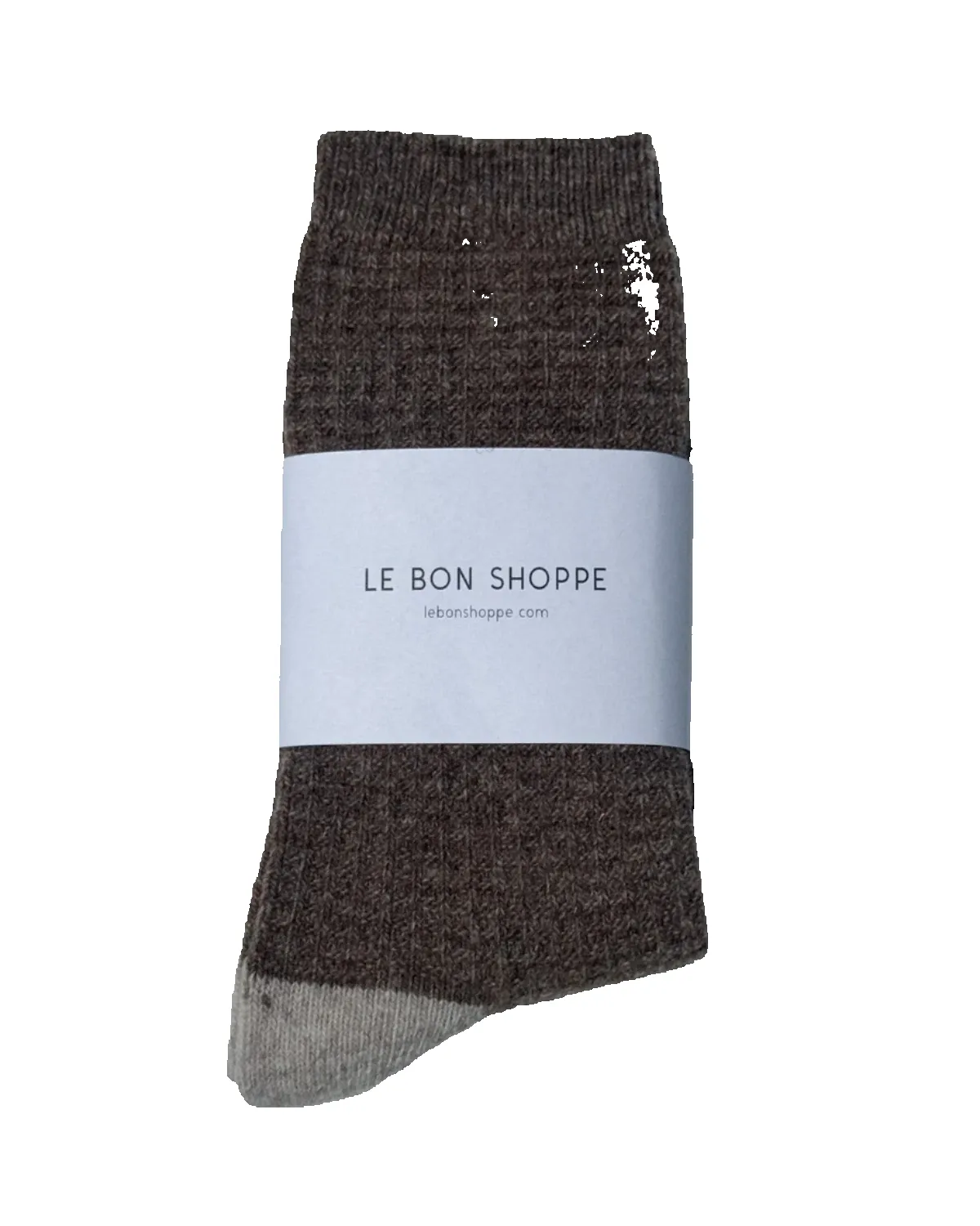 Wool Waffled Socks Brown sold by Camp Brand Goods product image thumbnail 3
