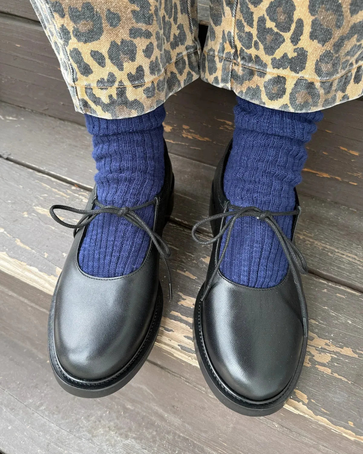 Cottage Socks Navy sold by Camp Brand Goods product image thumbnail 2