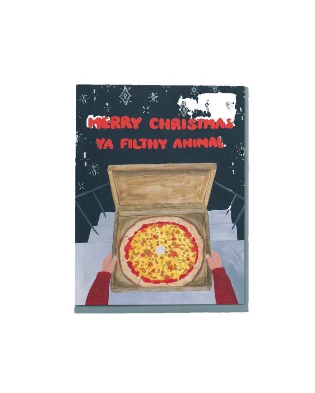 Lovely Cheese Pizza Card sold by Camp Brand Goods