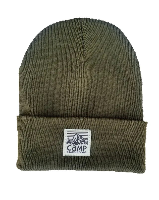 Heritage Logo Toque - Olive sold by Camp Brand Goods