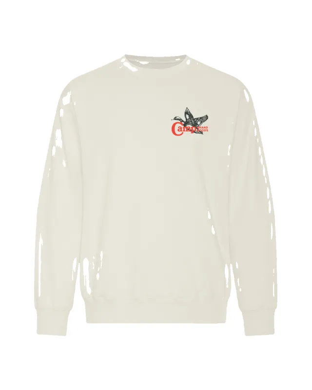 Ducks Limited Everyday Crewneck - Bone sold by Camp Brand Goods