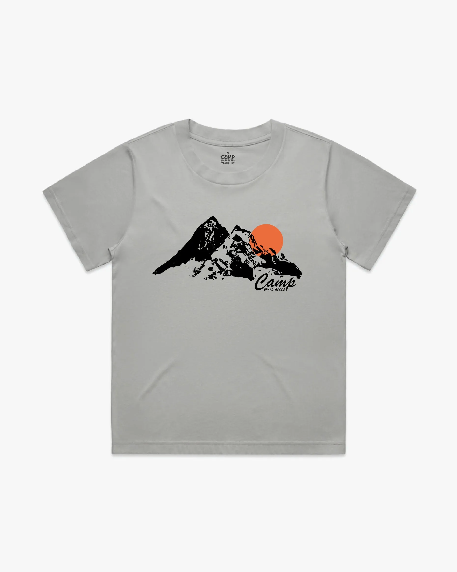 Rocky Mountain W Easy Tee - Storm sold by Camp Brand Goods
