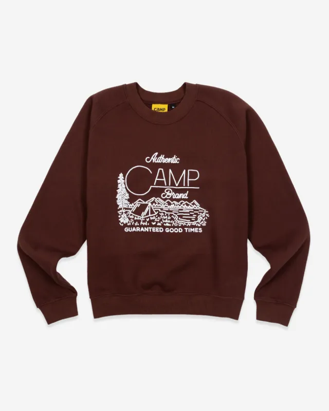 Gone Campin Box-Cut Sweatshirt sold by Camp Brand Goods