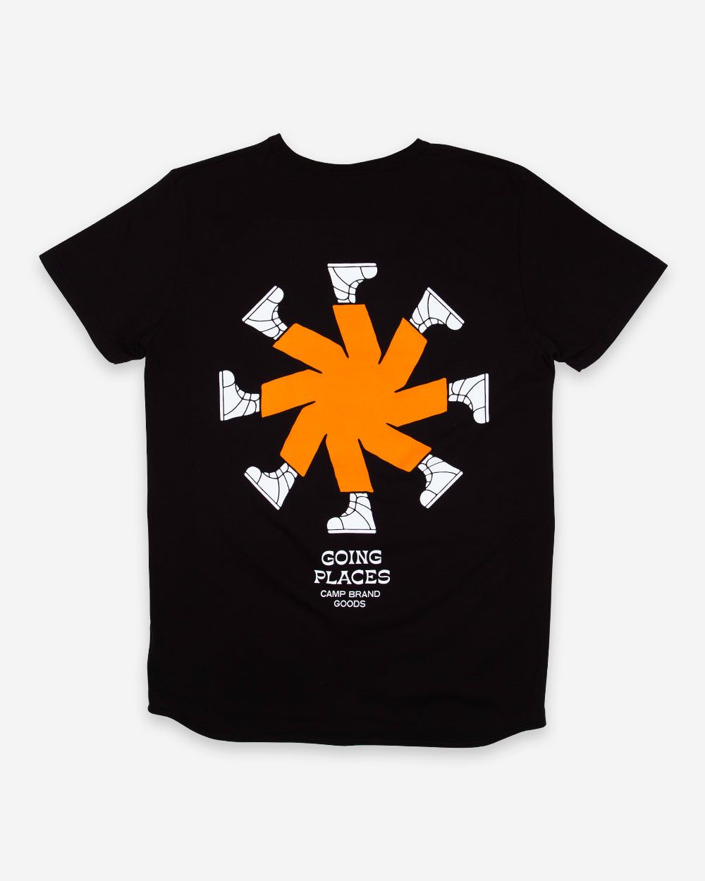 Big Foot Curved Hem T-Shirt sold by Camp Brand Goods product image thumbnail 2