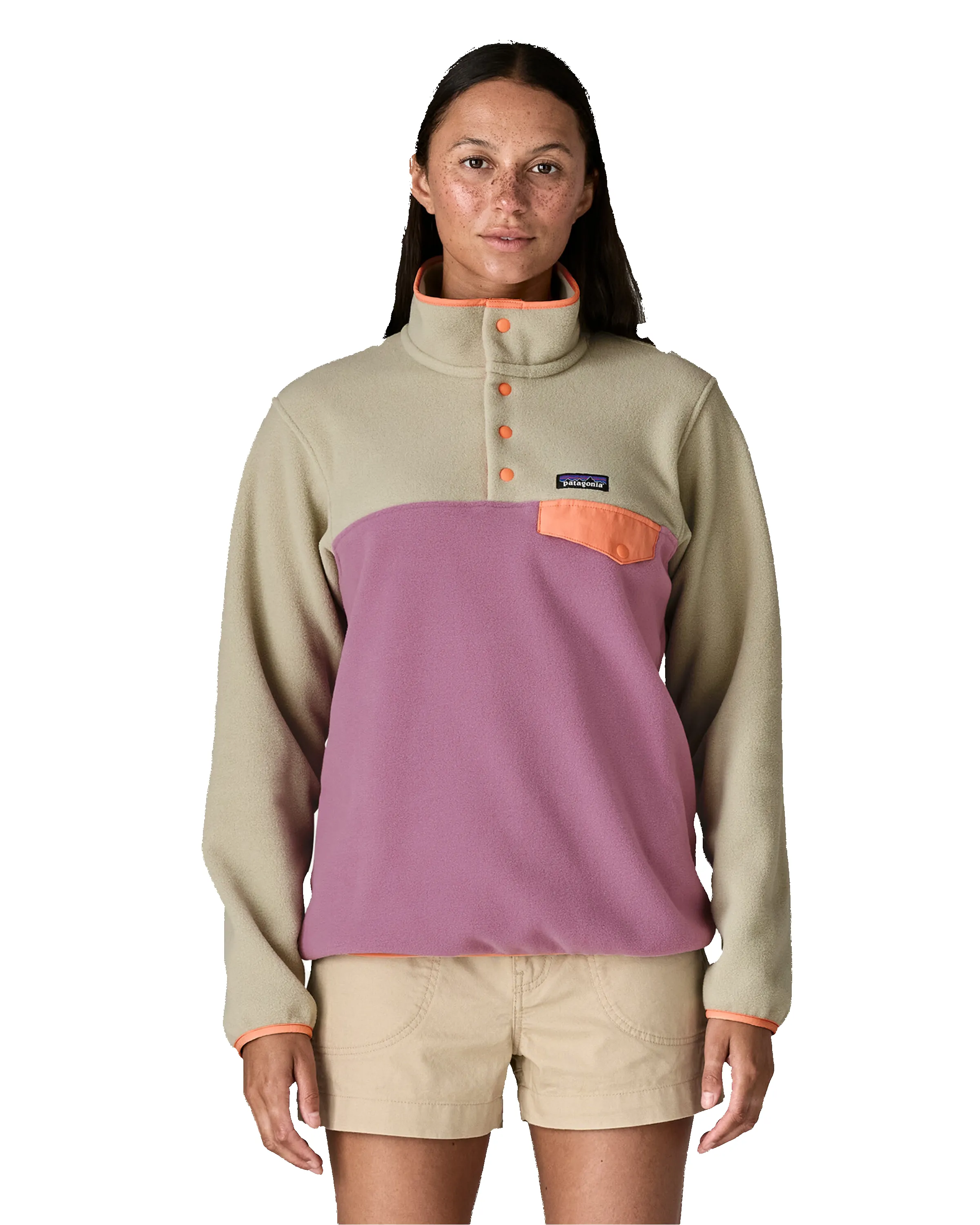 Women's Lightweight Synchilla Snap-T Pullover Light Violet sold by Camp Brand Goods product image thumbnail 2