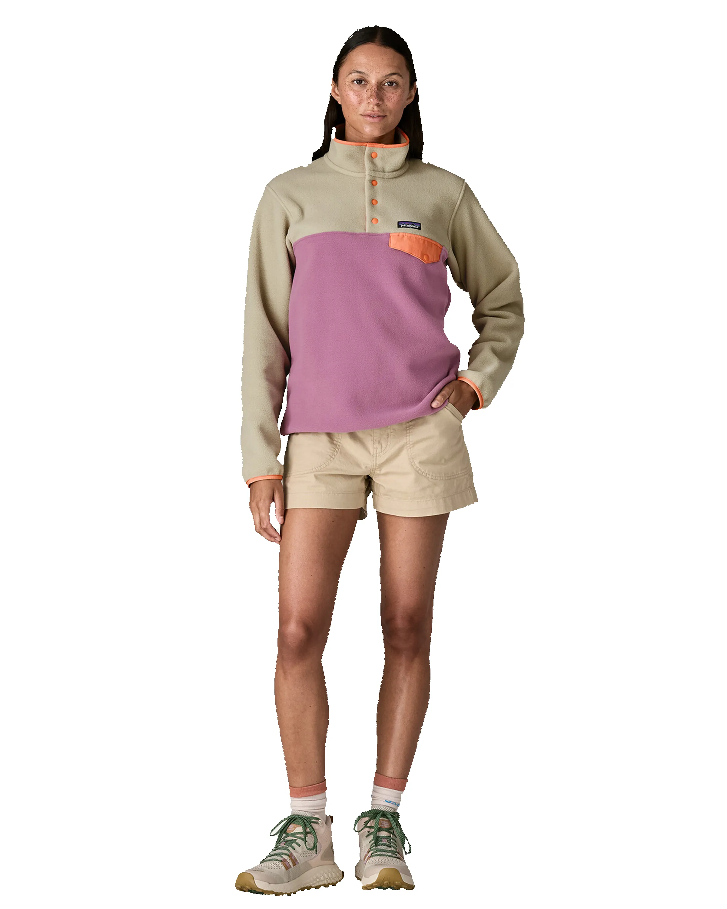 Women's Lightweight Synchilla Snap-T Pullover Light Violet sold by Camp Brand Goods product image thumbnail 4