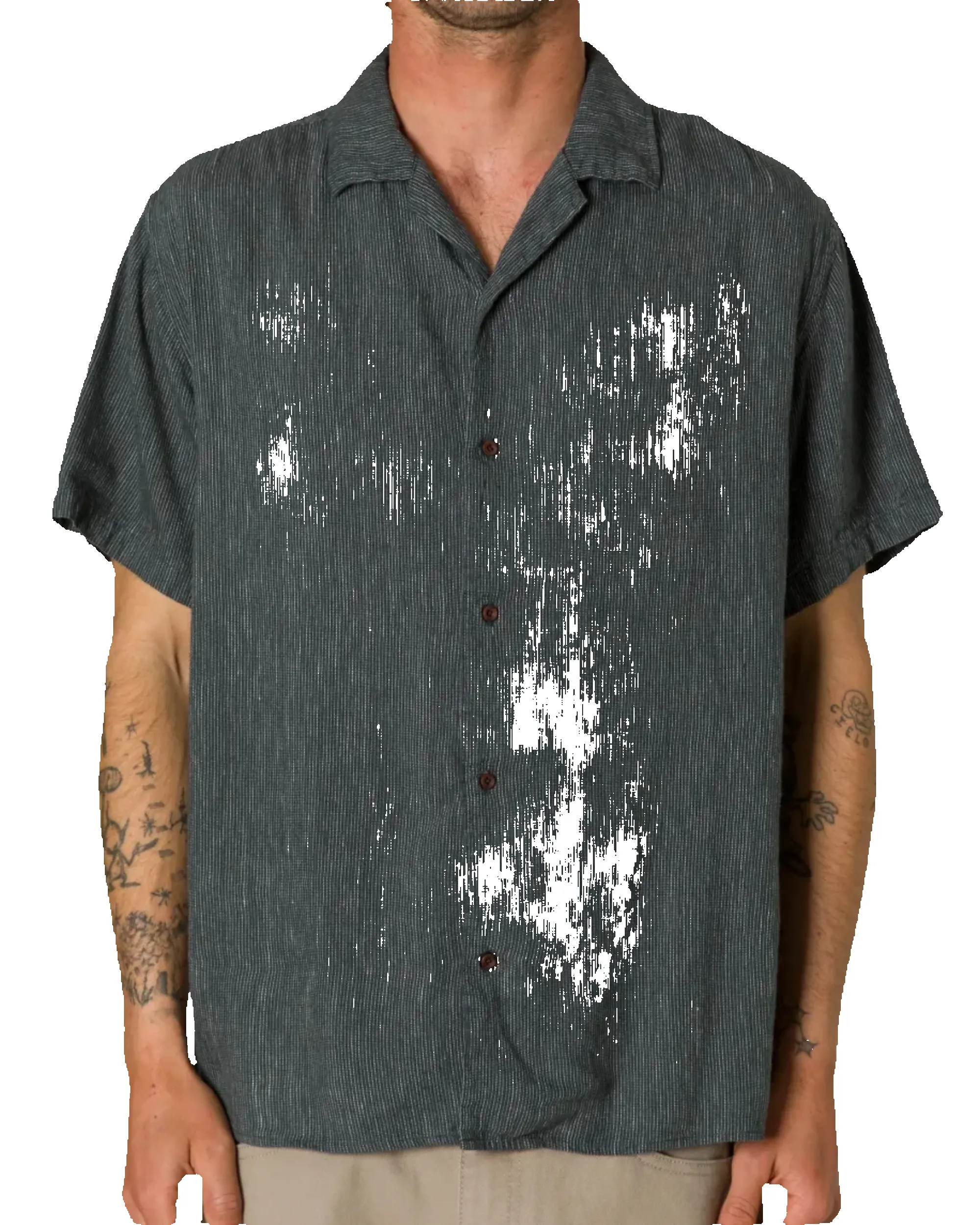 Teller Stripe Shirt Black Wash sold by Camp Brand Goods product image thumbnail 2